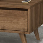 Τραπεζάκι σαλονιού Aster Megapap χρώμα καρυδί 120x56x40εκ. - Image 5