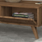 Τραπεζάκι σαλονιού Aster Megapap χρώμα καρυδί 120x56x40εκ. - Image 6