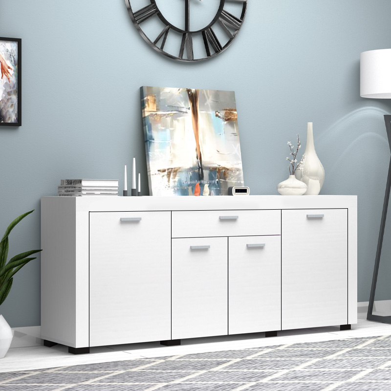 GP028-00814-0 Μπουφές Joseph Megapap χρώμα λευκό 177x40x76εκ. - Image 1