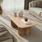 Τραπεζάκι σαλονιού Becaj Megapap χρώμα sapphire oak 120x60x41,4εκ. - Image 2