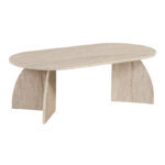 Τραπεζάκι σαλονιού Melina Megapap χρώμα travertine 120x60x40εκ. - Image 7