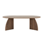 Τραπεζάκι σαλονιού Melina Megapap χρώμα καρυδί 120x60x40εκ. - Image 6