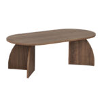 Τραπεζάκι σαλονιού Melina Megapap χρώμα καρυδί 120x60x40εκ. - Image 7