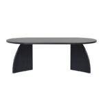 Τραπεζάκι σαλονιού Melina Megapap χρώμα black wood 120x60x40εκ. - Image 6