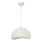 Φωτιστικό οροφής Luna Megapap E27 fiberglass μονόφωτο χρώμα λευκό 30x21x120εκ. - Image 4