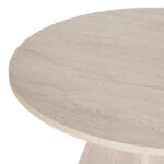 Τραπέζι Virela Megapap χρώμα travertine Ø120x75εκ. - Image 4