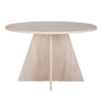 Τραπέζι Virela Megapap χρώμα travertine Ø120x75εκ. - Image 6