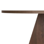 Τραπέζι Virela Megapap χρώμα καρυδί Ø120x75εκ. - Image 5