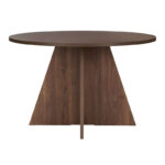 Τραπέζι Virela Megapap χρώμα καρυδί Ø120x75εκ. - Image 6