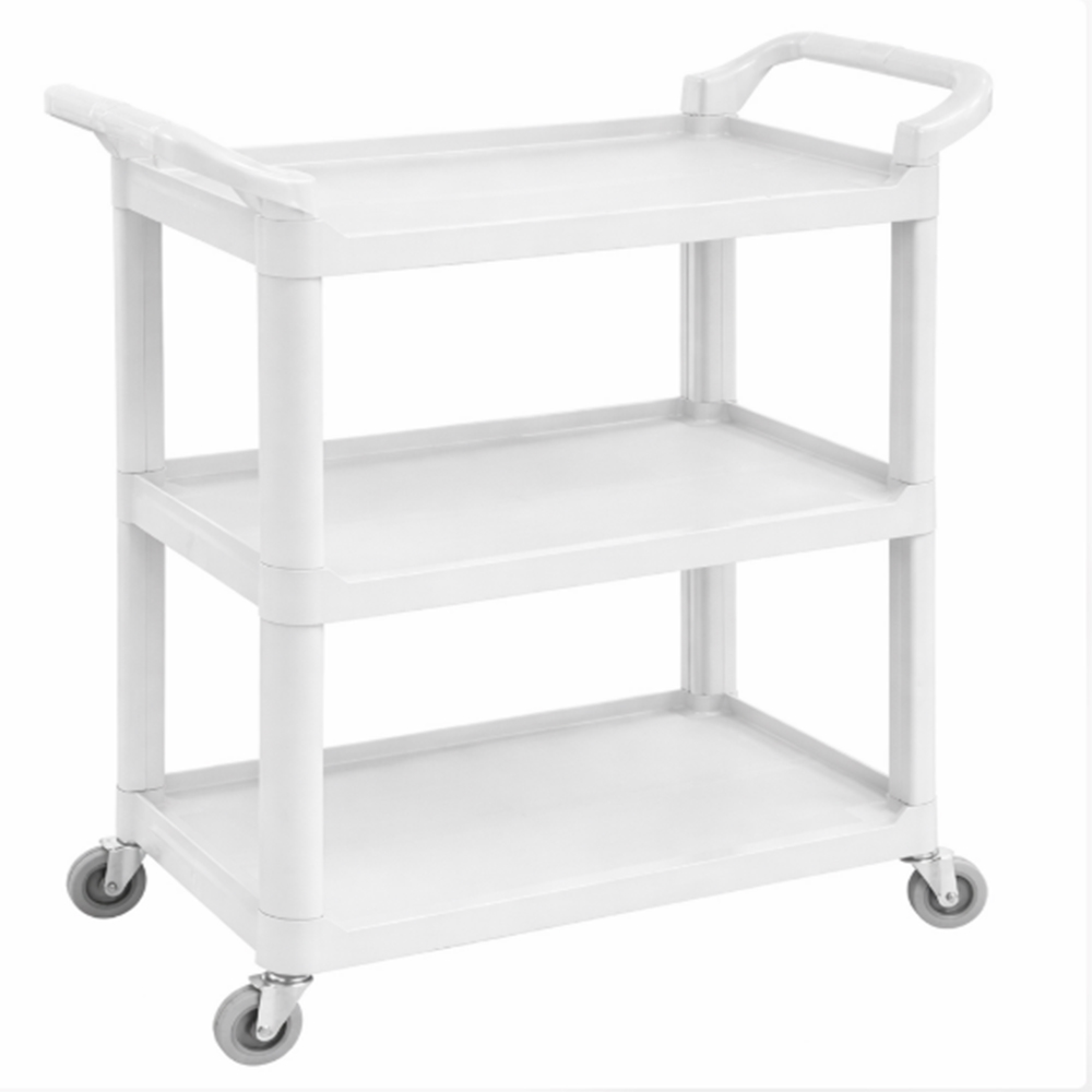 KE03-Λ Καρότσι εστιατορίου πλαστικό, Λευκό