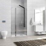 Καμπίνα από τοίχο σε τοίχο με διάφανο κρύσταλλο PANEX 600 ALTO Cromo KARAG 150x200cm