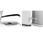 Συσκευή Χειροπετσέτας Μεγάλη SLIM LINE Z-FOLD Λευκό 27,5×10,5×37,5 cm - Image 2