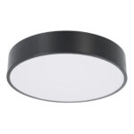 GLOBOSTAR® BURTON 61200-S Μοντέρνο Φωτιστικό Οροφής LED 67W 7370lm 120° AC 220-240V IP20 Ρυθμιζόμενο Λευκό CCT με Χειριστήριο από 2700K έως 6000K Dimmable - Lumileds SMD Chip - Μαύρο Ματ - Μ40 x Π40 x Υ8cm - 3 Χρόνια Εγγύηση - Image 3