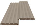 MDF PANEL ΜΕ 3D ΠΗΧΑΚΙΑ 806090 WAVE DL 16/119/2750mm SAND GREY NewPlan