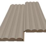 MDF PANEL ΜΕ 3D ΠΗΧΑΚΙΑ 806090 WAVE DL 16/119/2750mm SAND GREY NewPlan