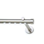 Ανάρτηση Ήλιος Tapo Φ25 – Μονό Κουρτινόξυλο Inox Χωρίς Κρίκους, Σιδηρόδρομος