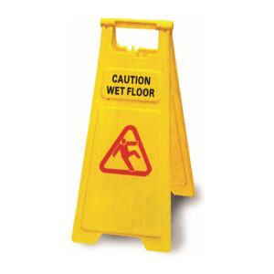 Σήμα Ασφαλείας “Wet Floor” (ΚΣ20) – Πτυσσόμενο Προειδοποιητικό