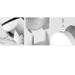 Συσκευή Χαρτιού Υγείας SLIM LINE – Μαύρη Ματ 26,9x12,5x28 cm - Image 2