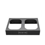 Κάδοι απορριμμάτων πλαστικοί 90L με βάση 3 θέσεων Διαστάσεις: 40,5 x 53,0 x 85,5 cm - Image 2