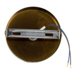 GLOBOSTAR® SARA 00846 Μοντέρνο Φωτιστικό Οροφής με Ντουί 1 x E27 AC 220-240V IP20 - Μπρούτζινο - Μ10 x Π10 x Υ10.3cm - Image 5