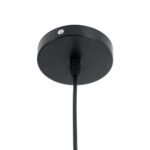 GLOBOSTAR® CARTER 00961 Μοντέρνο Κρεμαστό Φωτιστικό Οροφής με Ντουί 1 x E27 AC 220-240V IP20 - Μαύρο & Μπεζ - Μ32 x Π32 x Υ25cm - Image 9