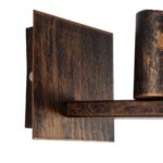 GLOBOSTAR® LITTLE MAN 01592 Μοντέρνο Φωτιστικό Τοίχου - Απλίκα με Ντουί 1 x E27 AC 220-240V IP20 - Χάλκινο - Μ12 x Π19 x Υ17cm - Image 6