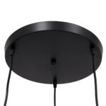 GLOBOSTAR® FIGURE 10001655 Παιδικό Κρεμαστό Φωτιστικό Οροφής με Ντουί 3 x E27 AC 220-240V IP20 - Μαύρο - Μ45 x Π45 x Υ40cm - Image 6