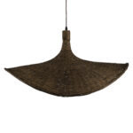 GLOBOSTAR® CUBA 01722 Boho Κρεμαστό Φωτιστικό Οροφής με Ντουί 1 x E27 AC 220-240V IP20 - Καφέ - Μ63 x Π63 x Υ32cm - Image 8