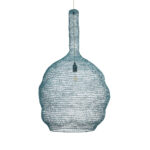 GLOBOSTAR® KENTUCKY 02355 Vintage Κρεμαστό Φωτιστικό Οροφής με Ντουί 1 x E27 AC 220-240V IP20 - Τιρκουάζ - Μ60 x Π60 x Υ90cm - Image 5