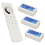 Ασύρματο LED Dimmer με Χειριστήριο Αφής 2.4G RF για Τρία Groups 12v (432w) - 24v (864w) DC GloboStar 04238