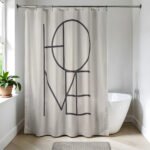 Κουρτίνα μπάνιου peva 180x180 cm Eurocasa