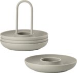 Zone Denmark Αυγοθήκες Με Βάση Σετ 4 Τμχ Φ11,2x9,5 - Singles Mud