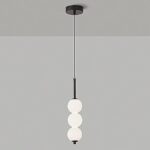 SE LED 120 LUNA TRIPLA BLACK Φ10CM  PENDANT  3CCT WITH MEMORY 2 YEARS WARRANTY - Image 2