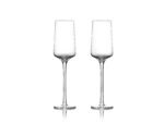 Zone Denmark Ποτήρια Σαμπάνιας Κρυστάλλινα Σετ 2 Τμχ 230 ml - Rocks Clear