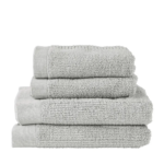 Zone Denmark Πετσέτες Βαμβακερές Σετ 4 Τμχ - Classic Soft Grey