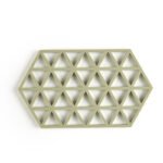 Zone Denmark Σουπλά Για Ζεστά Σκεύη Σιλικόνης 24x14 - Triangles Matcha Green - Image 2