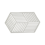 Zone Denmark Σουπλά Για Ζεστά Σκεύη Σιλικόνης 24x14 - Hexagon Warm Grey