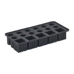 Zone Denmark Παγοθήκη Σιλικόνης 22x11,2x3,9 - Singles Black