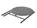 Zone Denmark Πτυσσόμενο Τραπέζι Φαγητού Μεταλλικό Φ70x72 - Disc Black - Image 4