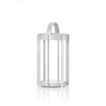 Zone Denmark Επαναφορτιζόμενο Φωτιστικό/Φανάρι Led Αλουμινίου Φ19x30 - Firefly Soft Grey Dimmable - Image 6