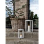 Zone Denmark Διακοσμητικό Φανάρι Μεταλλικό Φ15,3x25 - Firefly Soft Grey - Image 7