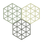 Zone Denmark Σουπλά Για Ζεστά Σκεύη Σιλικόνης Σετ 3 Τμχ 16x14 Εκ. - Triangles Rosemary/Matcha/Olive Taupe