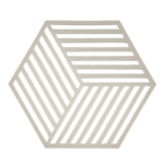Zone Denmark Σουπλά Για Ζεστά Σκεύη Σιλικόνης 16x14 - Hexagon Warm Grey