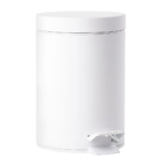 Zone Denmark Κάδος Απορριμμάτων Ανοξείδωτος 3 Lt - Solo White