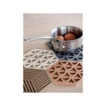 Zone Denmark Σουπλά Για Ζεστά Σκεύη Σιλικόνης 16x14 - Triangles Light Terracotta - Image 3