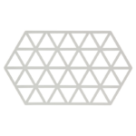 Zone Denmark Σουπλά Για Ζεστά Σκεύη Σιλικόνης 24x14 - Triangles Warm Grey