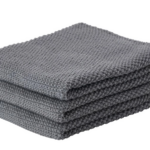Zone Denmark Πετσέτες Κουζίνας Βαμβακερές Σετ 3 Τμχ 27x27 Εκ. - Cool Grey