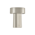 Zone Denmark Επαναφορτιζόμενο Φωτιστικό Led Abs Φ14x18 - Oblong Warm Grey Dimmable