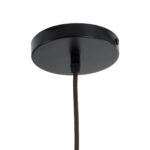 GLOBOSTAR® CUBA 01722 Boho Κρεμαστό Φωτιστικό Οροφής με Ντουί 1 x E27 AC 220-240V IP20 - Καφέ - Μ63 x Π63 x Υ32cm - Image 11