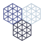 Zone Denmark Σουπλά Για Ζεστά Σκεύη Σιλικόνης Σετ 3 Τμχ 16x14 Εκ. - Triangles Midnight/Indigo/Blue